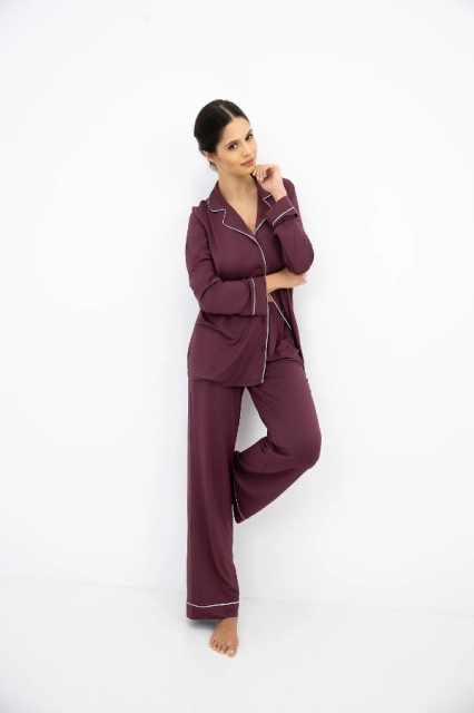 Elegancka piżama z modalu Samira - Sensis