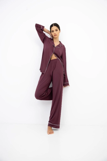 Elegancka piżama z modalu Samira - Sensis