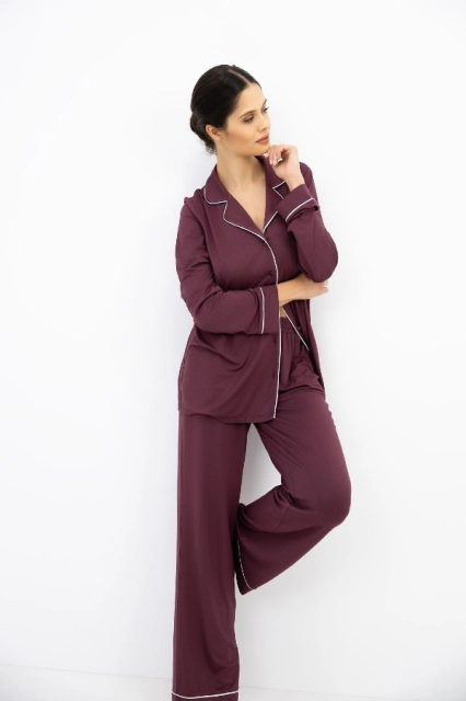 Elegancka piżama z modalu Samira - Sensis