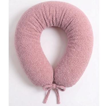 Wielofunkcyjna poduszka ciążowa dla kobiet w ciąży wałek  180 cm BOUCLE - Róż | Dolce Sonno