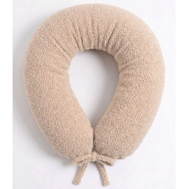 Wielofunkcyjna poduszka ciążowa dla kobiet w ciąży wałek  180 cm BOUCLE - Piasek | Dolce Sonno