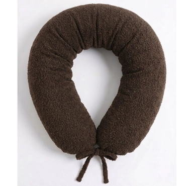 Wielofunkcyjna poduszka ciążowa dla kobiet w ciąży wałek  180 cm BOUCLE - Czekolada | Dolce Sonno