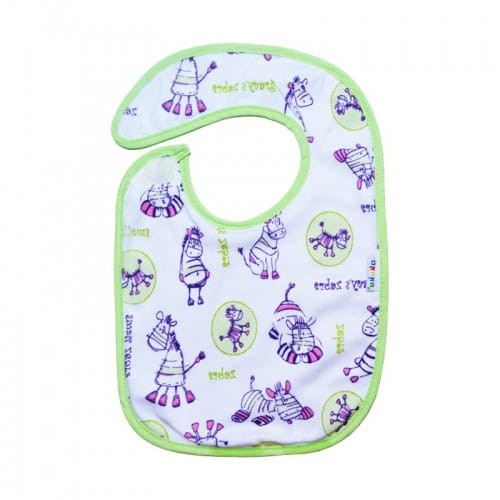 Śliniak bawełniany podszyty ceratką na rzep Akuku