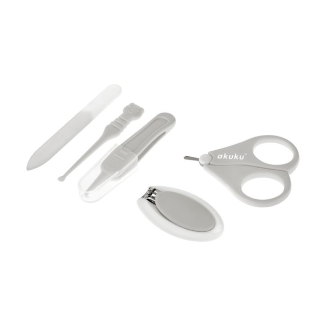 Zestaw manicure do pielęgnacji paznokci dla niemowląt i dzieci Jabłuszko Akuku