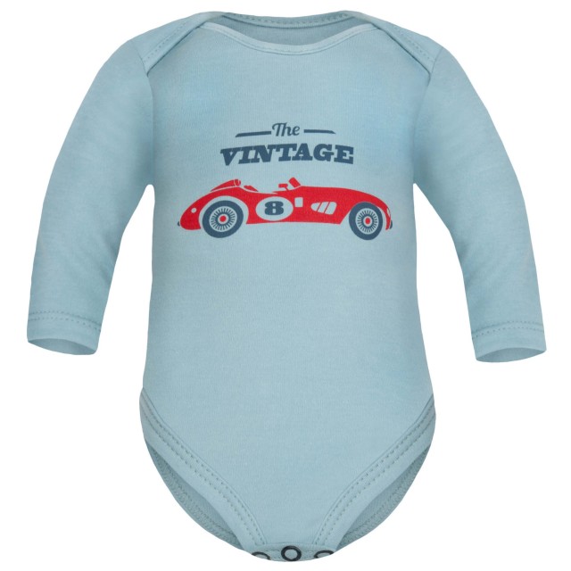 Body bawełniane niemowlęce z długim rękawem The Vintage Cars Iceberg - Dolce Sonno