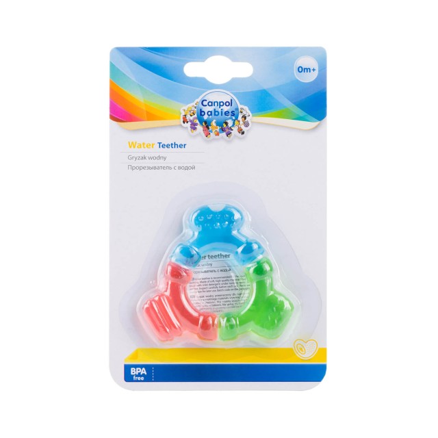 Gryzak wodny dla niemowląt trójkolorowy Ster Canpol babies
