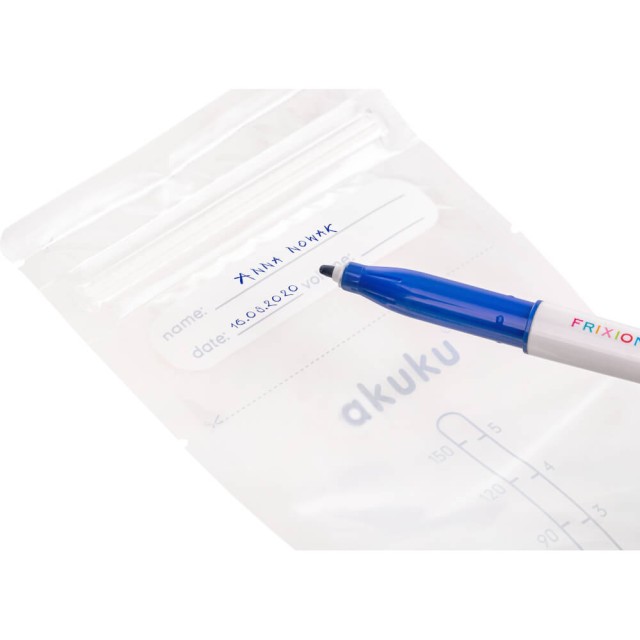 Torebki do przechowywania mleka/pokarmu 30szt. 150 ml Akuku