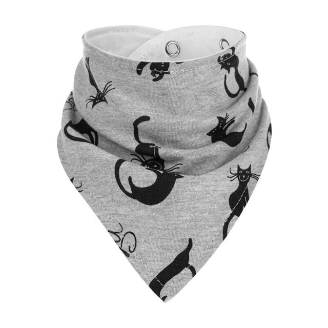 Apaszka, śliniak dla dziecka na zatrzaski Koty - Akuku