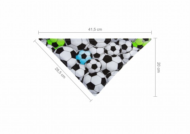 Apaszka, śliniak dla dziecka na zatrzaski Piłeczki - Akuku