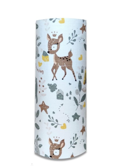 Pieluszka tetrowa, wielorazowa, kolorowa we wzorki Brązowe Zwierzątka 100% bawełna Ega