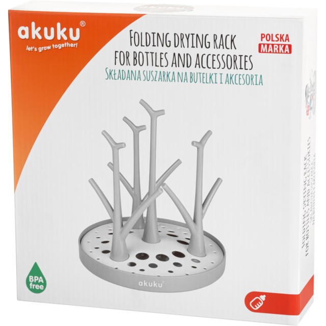 Składana suszarka na butelki i akcesoria A0014 - Akuku