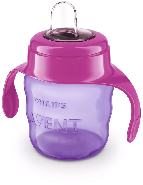 Kubek niekapek z miękkim ustnikiem 6m+ 200ml - Avent