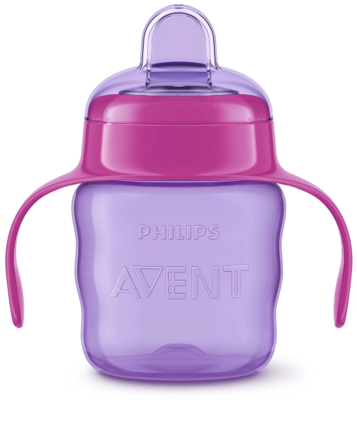 Kubek niekapek z miękkim ustnikiem 6m+ 200ml - Avent