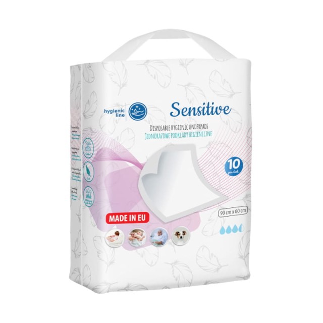 Podkłady higieniczne Sensitive 90x60 10 szt. - Akuku