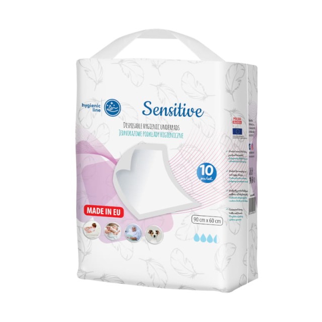 Podkłady higieniczne Sensitive 90x60 10 szt. - Akuku