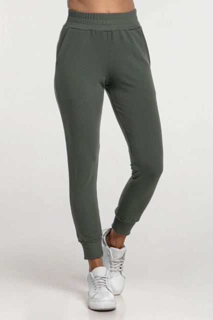 Spodnie dresowe damskie Mistic/ Khaki - Dolce Sonno