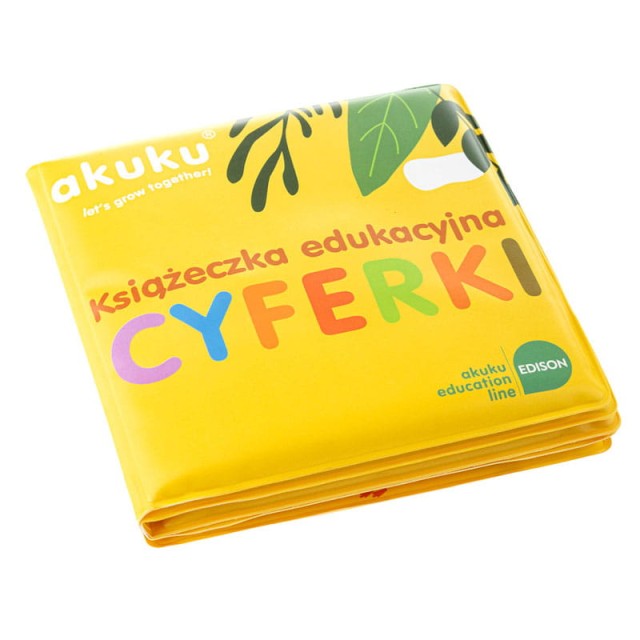 Książeczka edukacyjna z piszczkiem Cyferki A0474 - Akuku