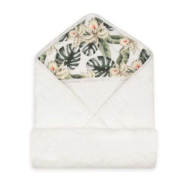 Bambusowe okrycie kąpielowe 100x100 cm Bamboo Design/biel - Baby Matex