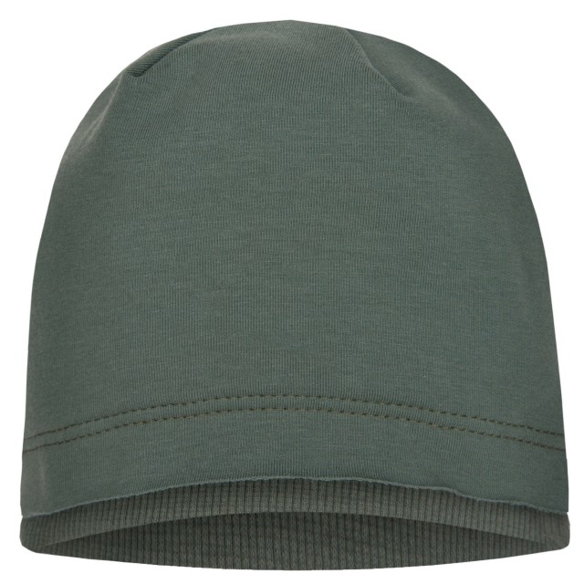 Czapka z dresówki dla niemowląt i dzieci Miki/ Khaki - Dolce Sonno