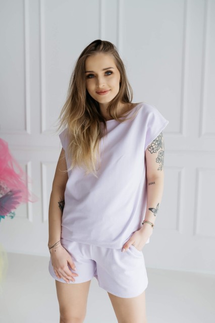 Letni dres damski Sunny/Lilac - Dolce Sonno