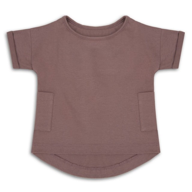 T-shirt dla dzieci i niemowląt Taupe- Dolce Sonno