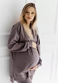 Bluzy dresowe oversize krótkie i długie bluzy z kapturem oraz komfortowe sukienki dresowe Slodkisen